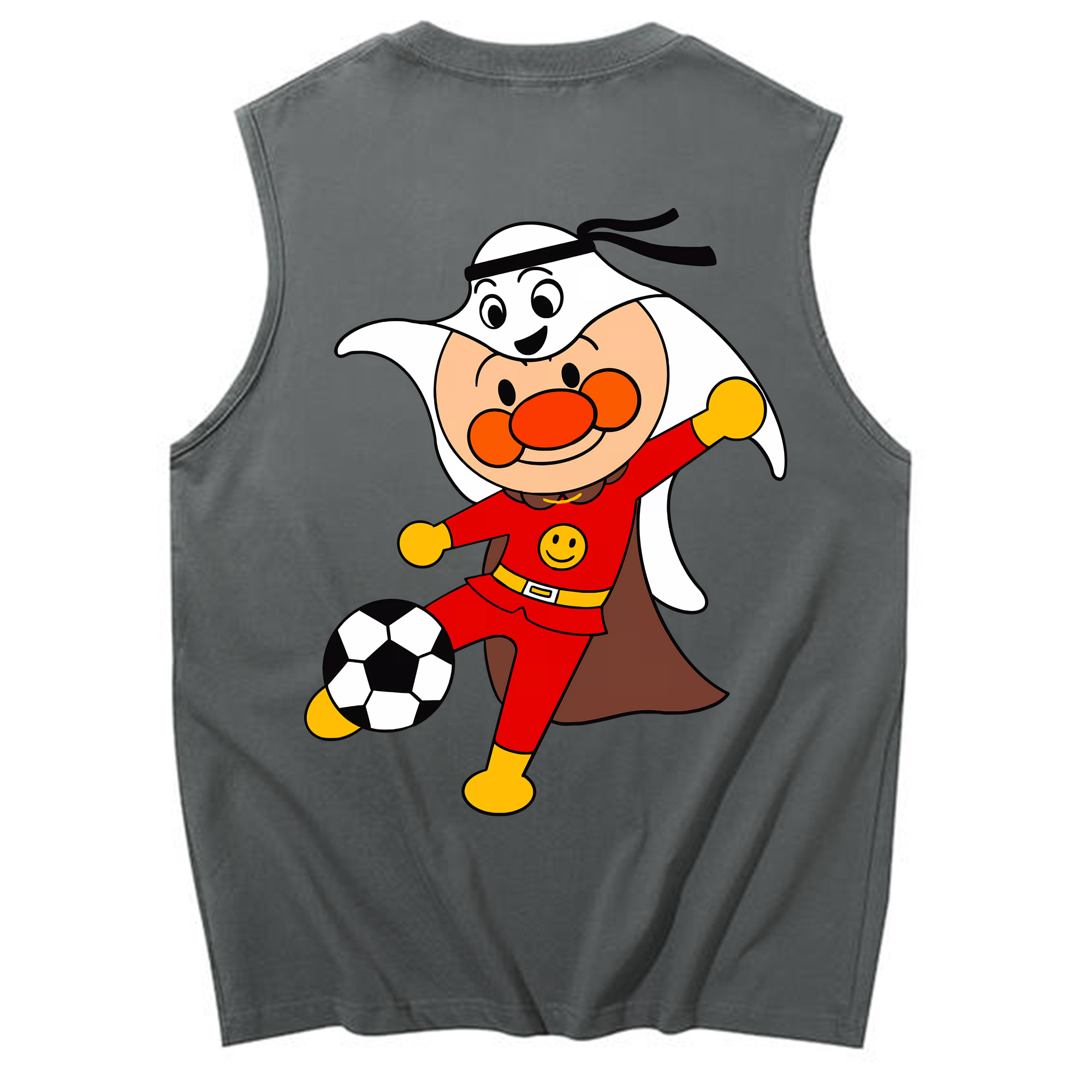 （画像用） アンパンマン Anpanman コットン100％タンクトップ（背面プリント）